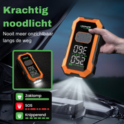 Bupmova 12V Jumpstarter - 4500A - 25000 mAh - Auto starthulp met Powerbank - Verlichting SOS noodlicht - Compressor - Starthulp