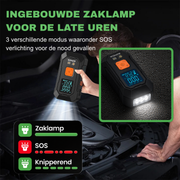 Bupmova Jumpstarter 12V 26800 mAh 4500A – Auto Starthulp met Compressor, Powerbank en SOS Noodlicht