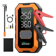 Bupmova 12V Jumpstarter - 4500A - 25000 mAh - Auto starthulp met Powerbank - Verlichting SOS noodlicht - Compressor - Starthulp