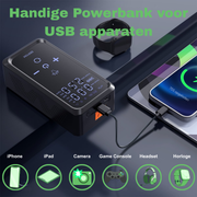 BRPOM 12V Jumpstarter 26800 mAh 4500A – Accu Booster Auto met Compressor, Powerbank en LED Verlichting