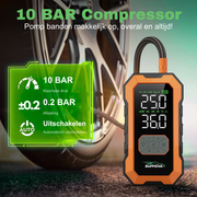 Bupmova 12V Jumpstarter - 4500A - 25000 mAh - Auto starthulp met Powerbank - Verlichting SOS noodlicht - Compressor - Starthulp